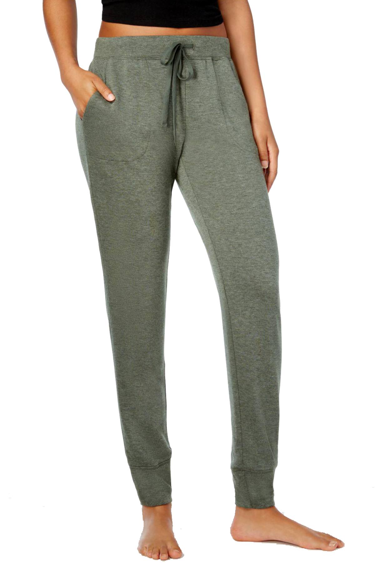 Alfani Intimates Calm-Sage Heathered Jogger Pant