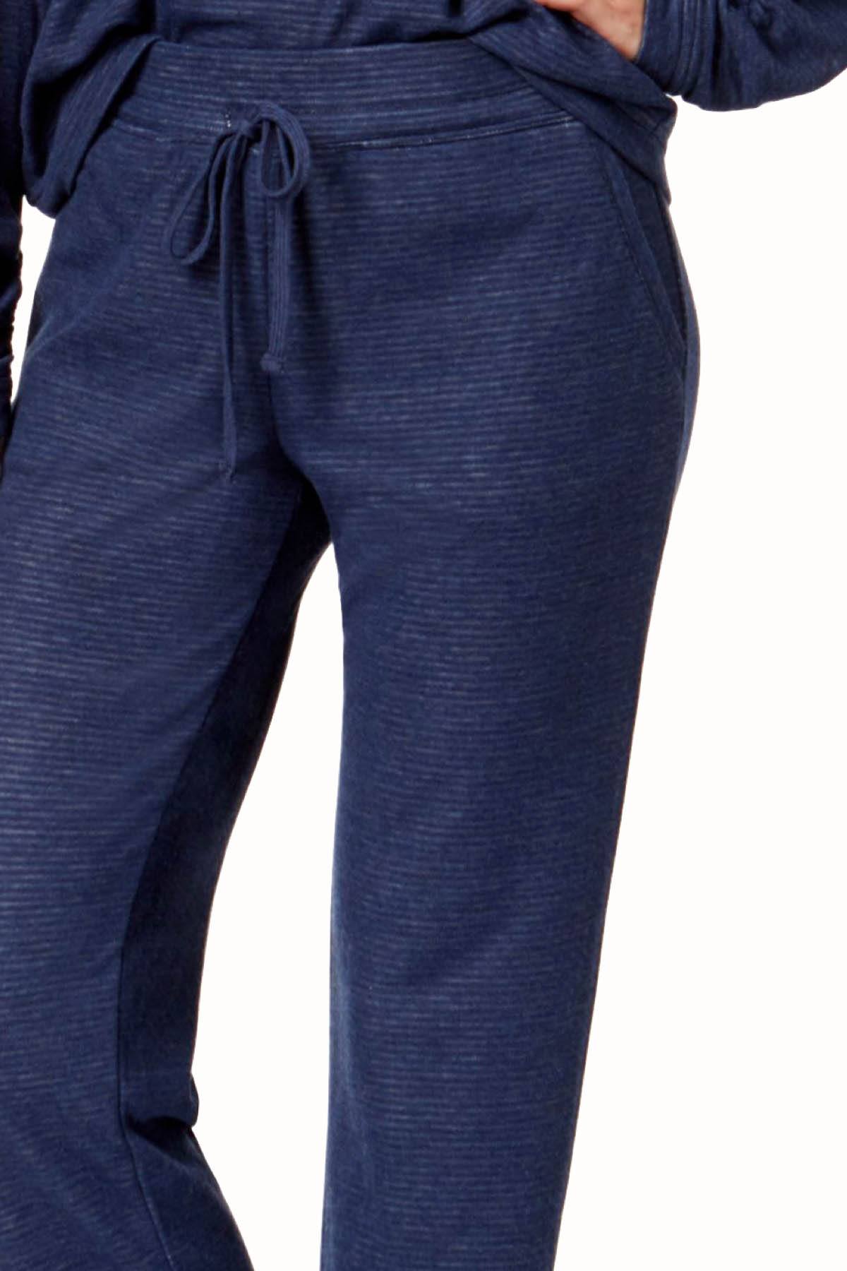 Alfani Intimates Navy Double-Knit Jogger PJ Pant