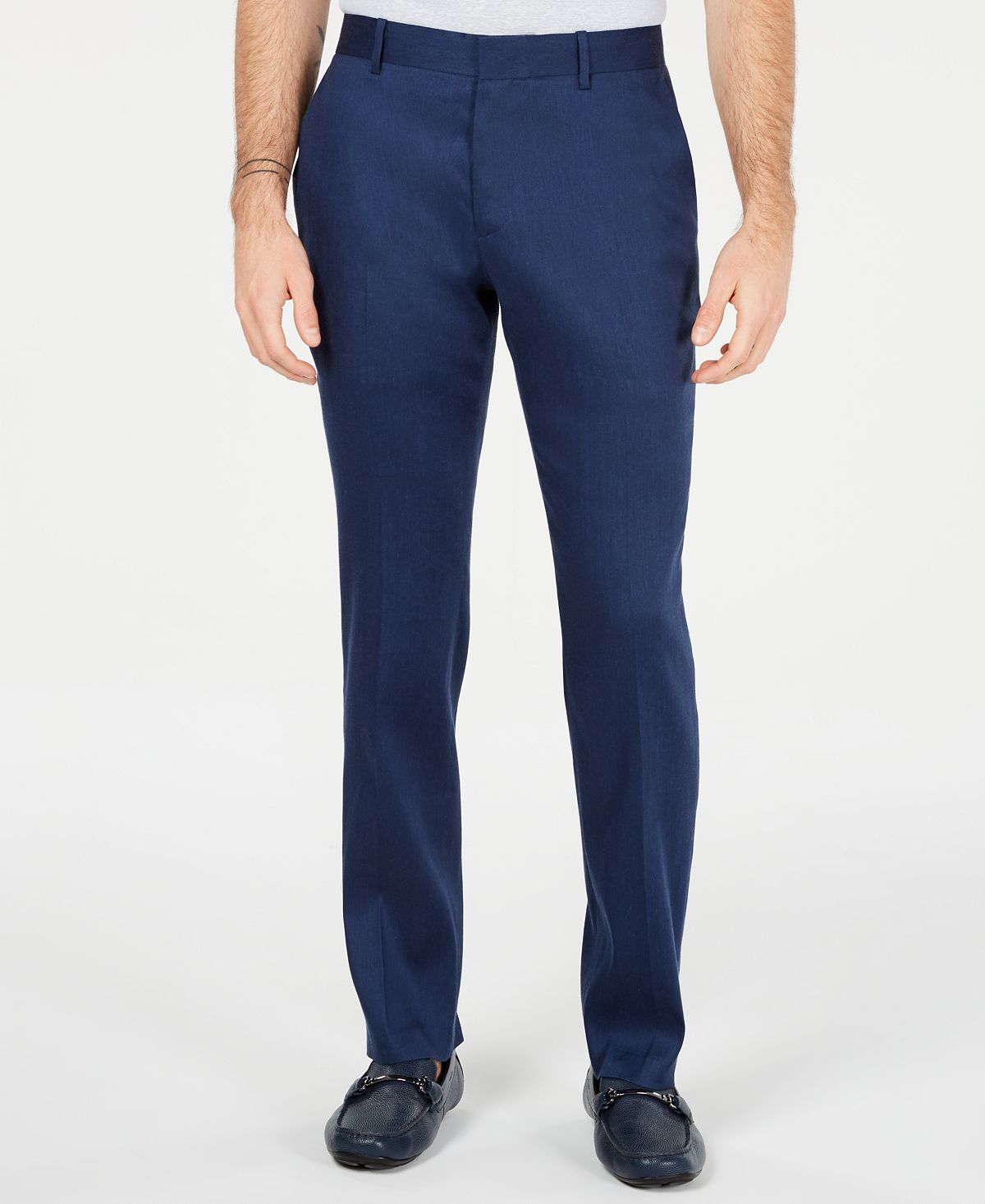 Alfani Linen Pants Navy