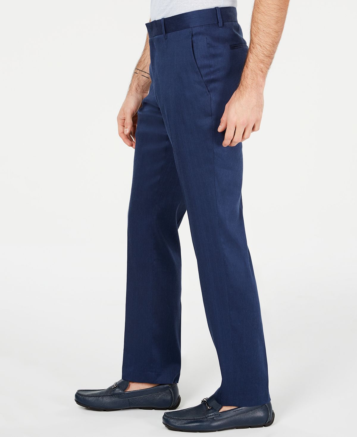 Alfani Linen Pants Navy
