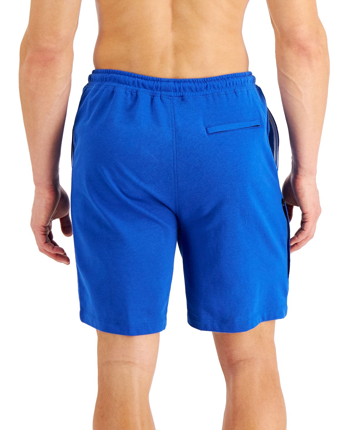 Alfani Moisture-wicking Pajama Shorts Blue