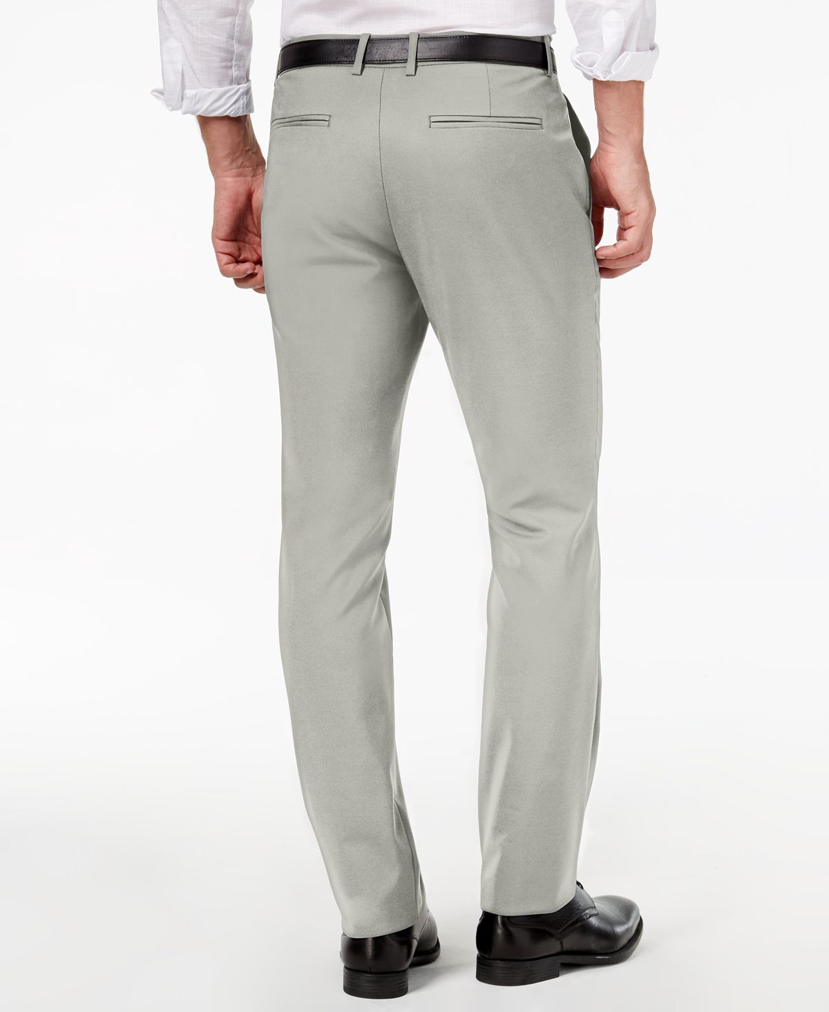 Alfani Slim-fit Stretch Pants Gridiron