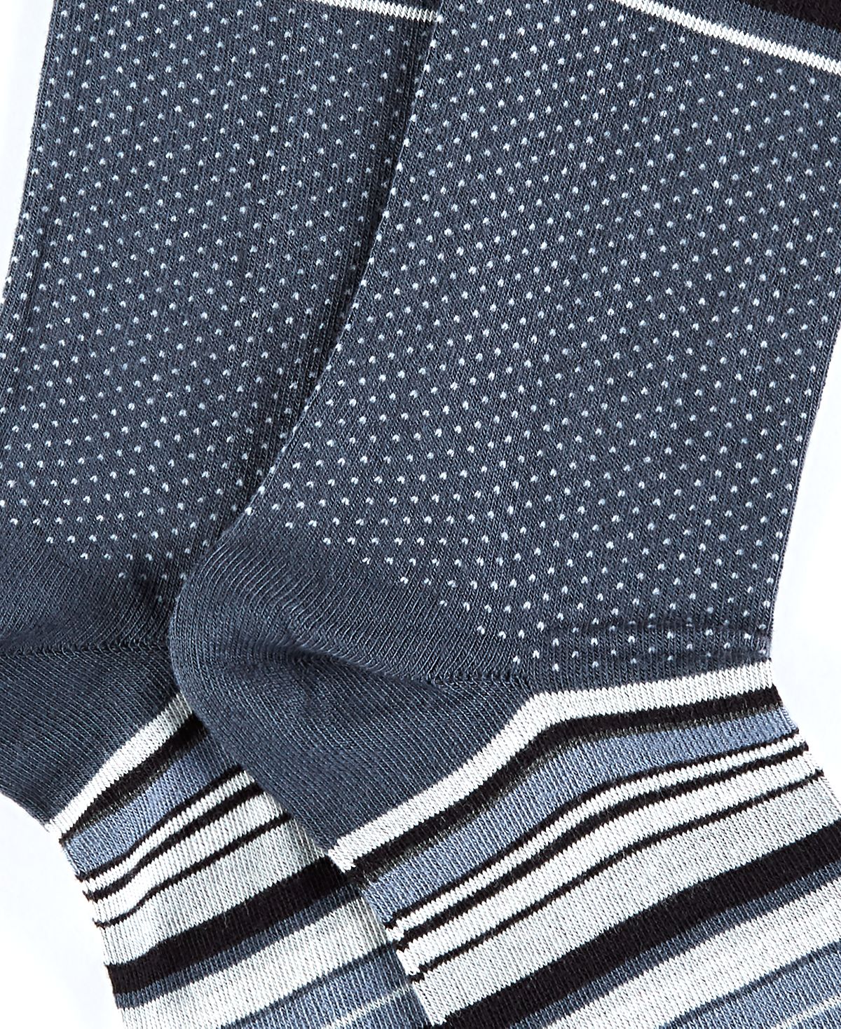 Alfani Striped Dress Socks Blue Multi Stripe
