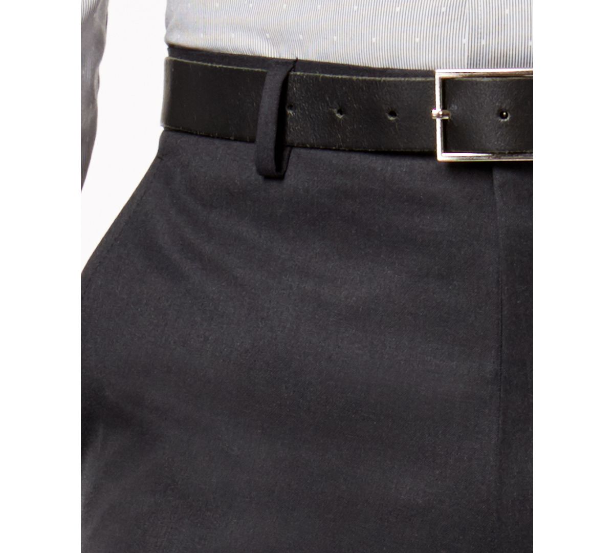Alfani Traveler Solid Classic-fit Pants Charcoal
