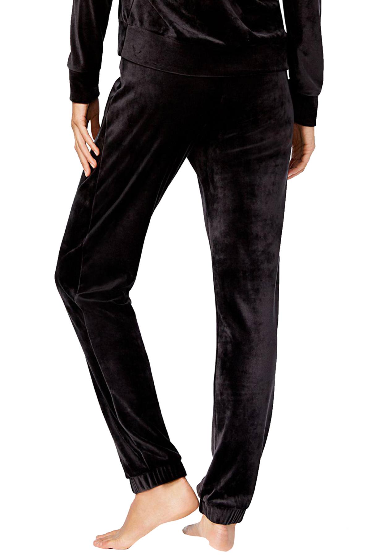 Alfani Velvet Jogger Pant in Black