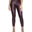 Almost Famous Juniors' Coated High-rise Skinny Jeans Pinot