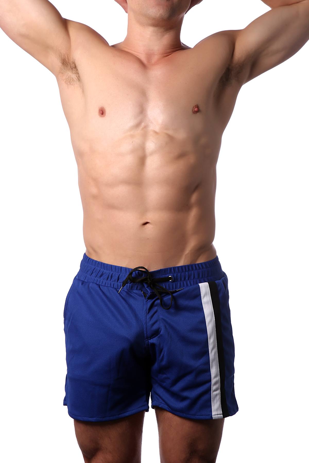 American Jock Royal Blue Decathlon Coach Short W/Pockets