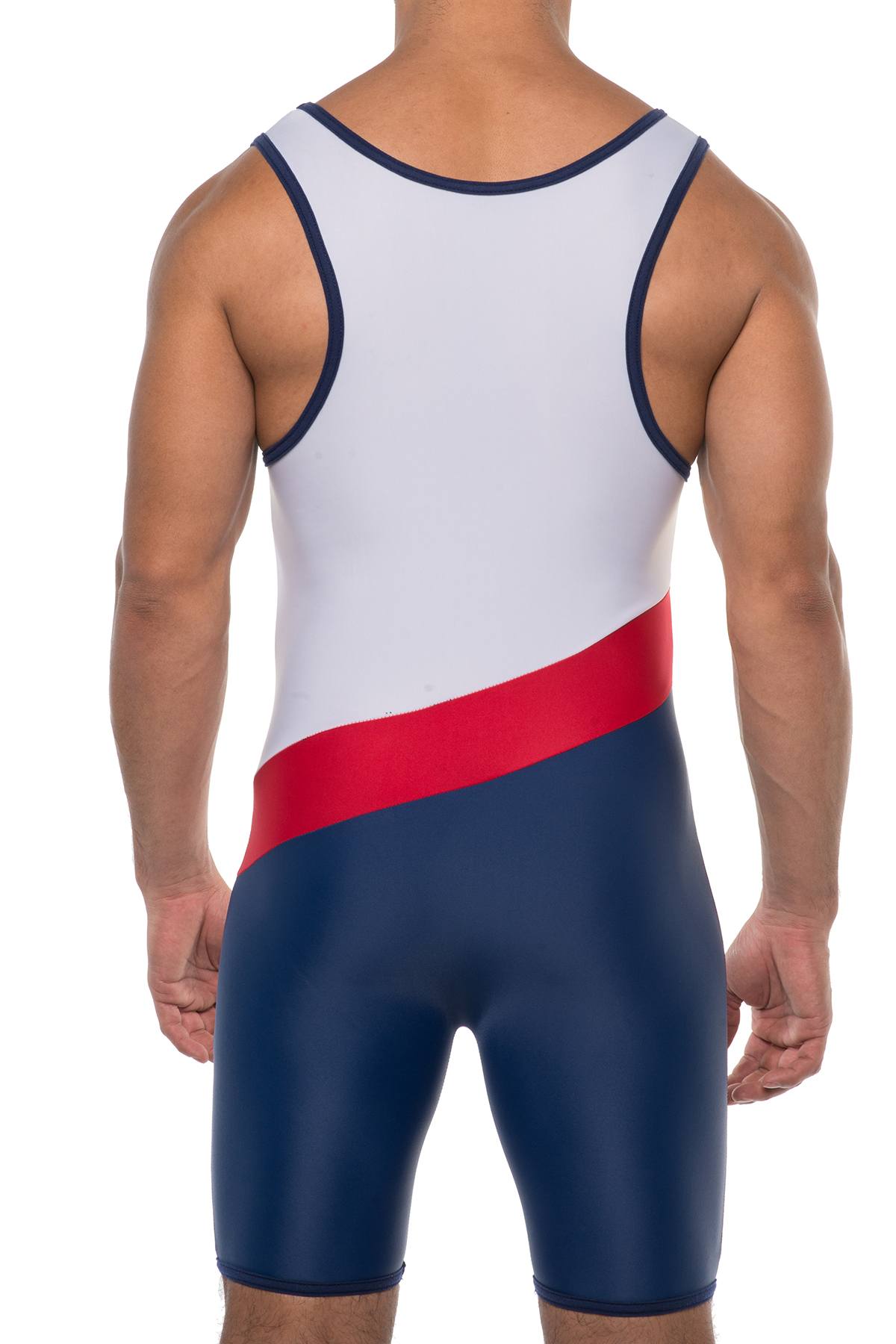 American Jock White USA Wrestling Singlet