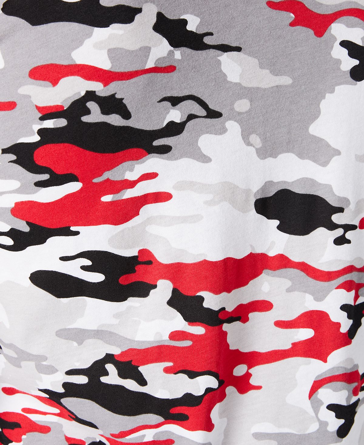 American Rag Multi-color Camo T-shirt Bright White