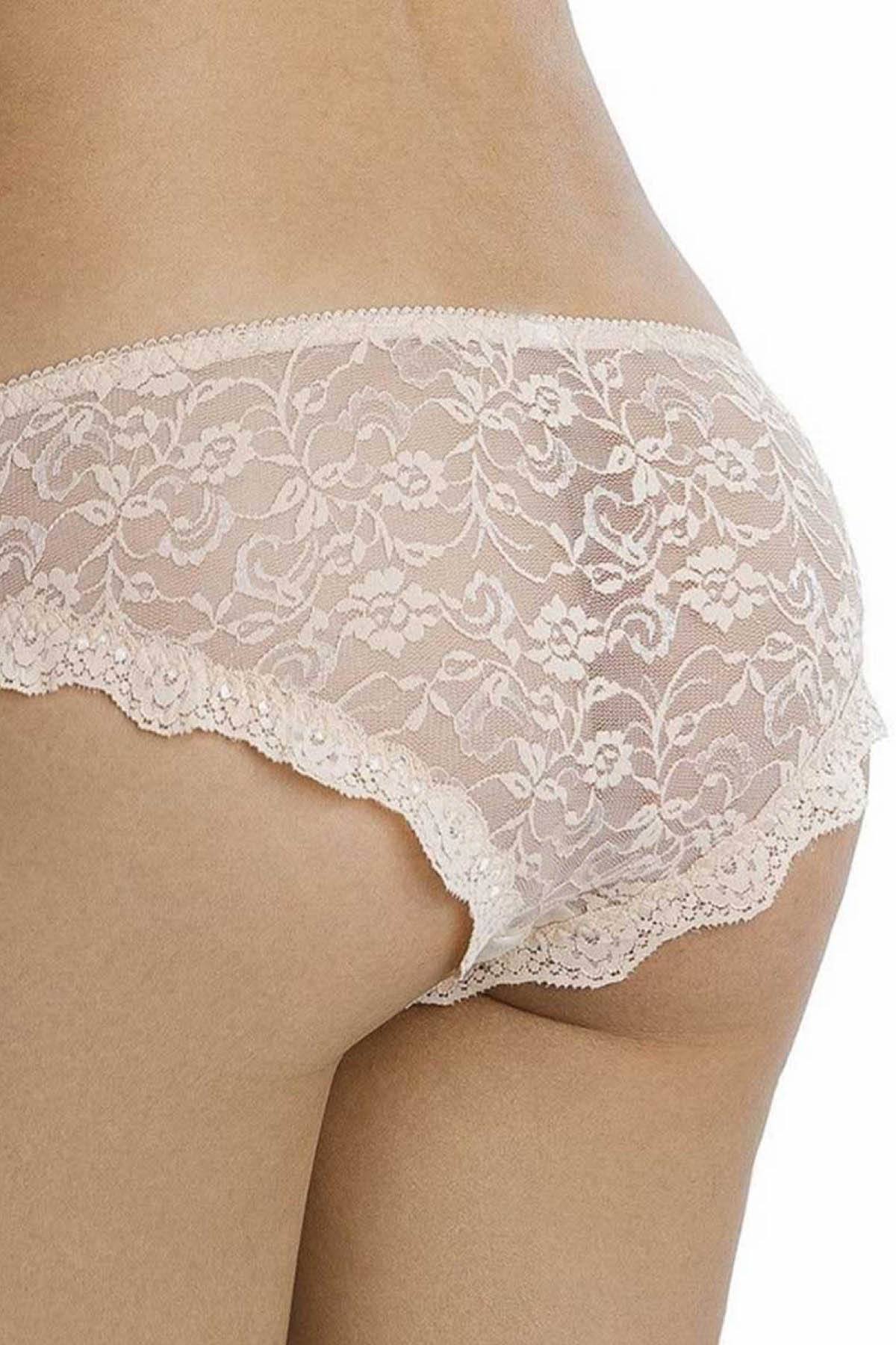 Ampere Lingerie Beige Lily Brief - Small