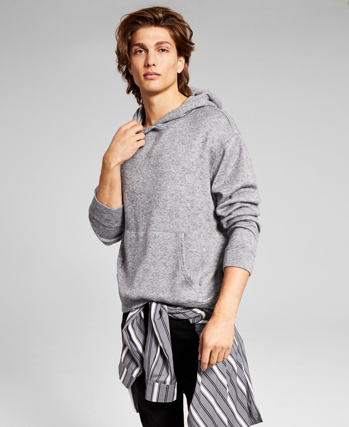 And Now This Cozy Fleece Hoodie Black