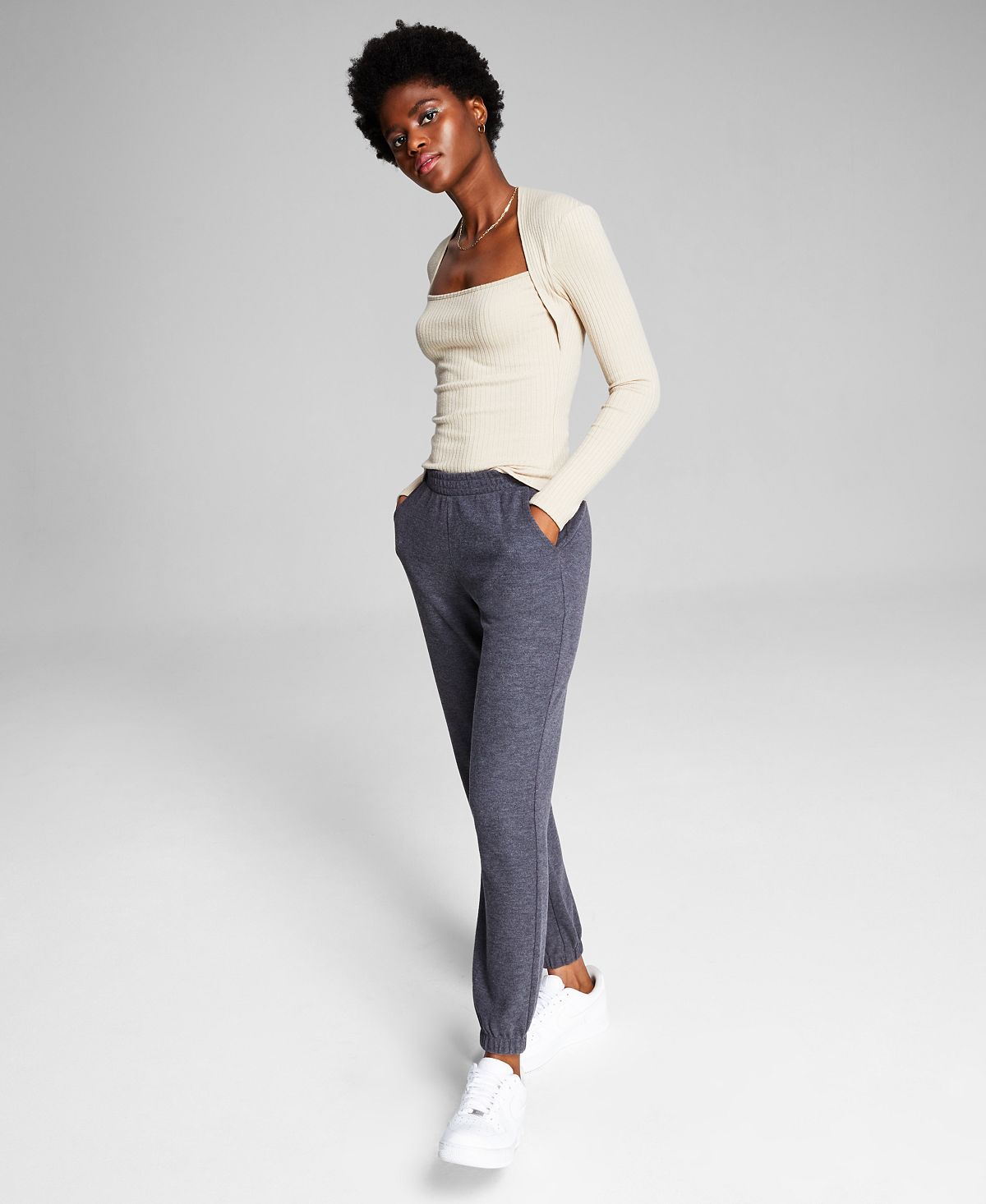 And Now This Jogger Pants Charcoal