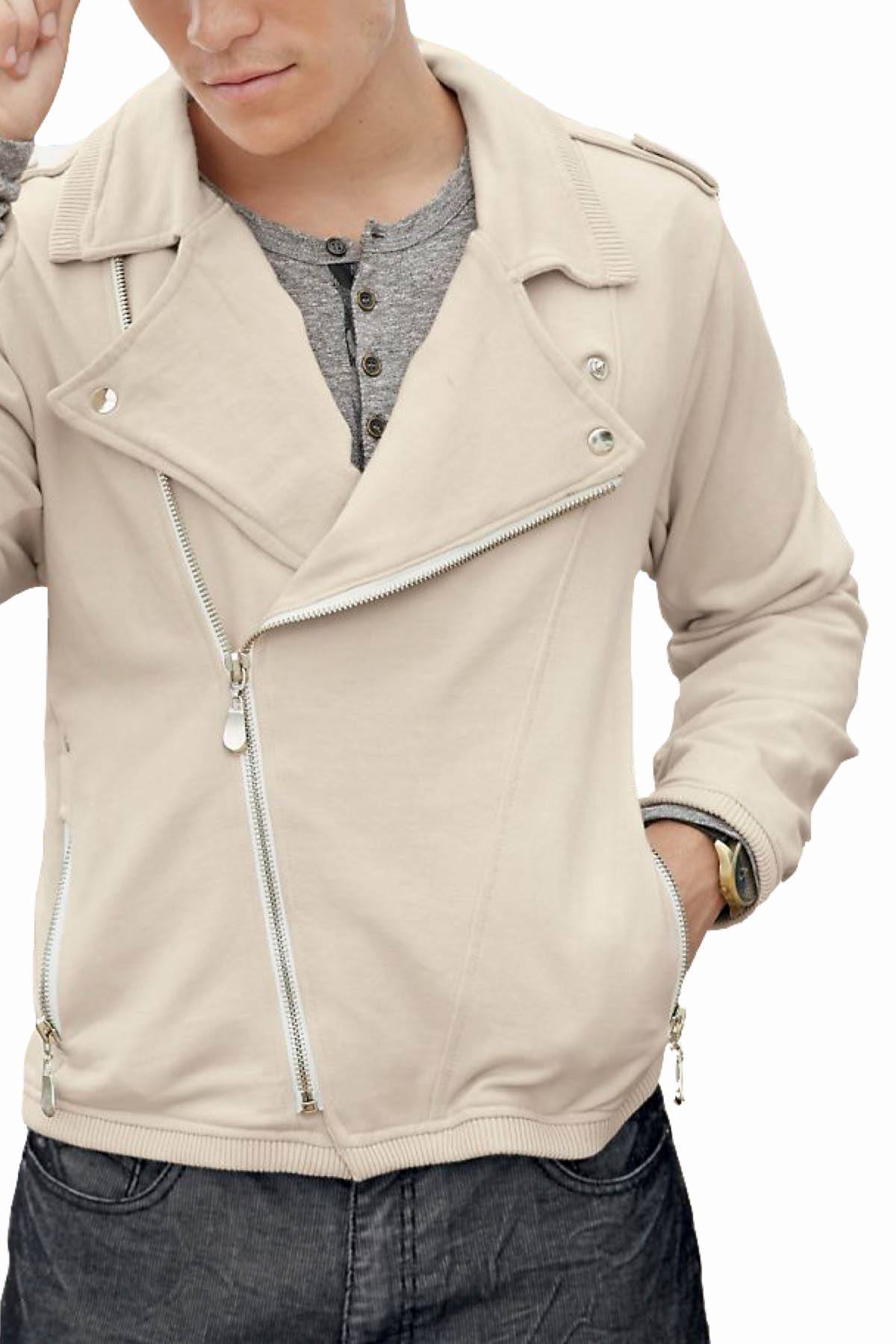 Andres Velasco Cream Larry Knit Jacket