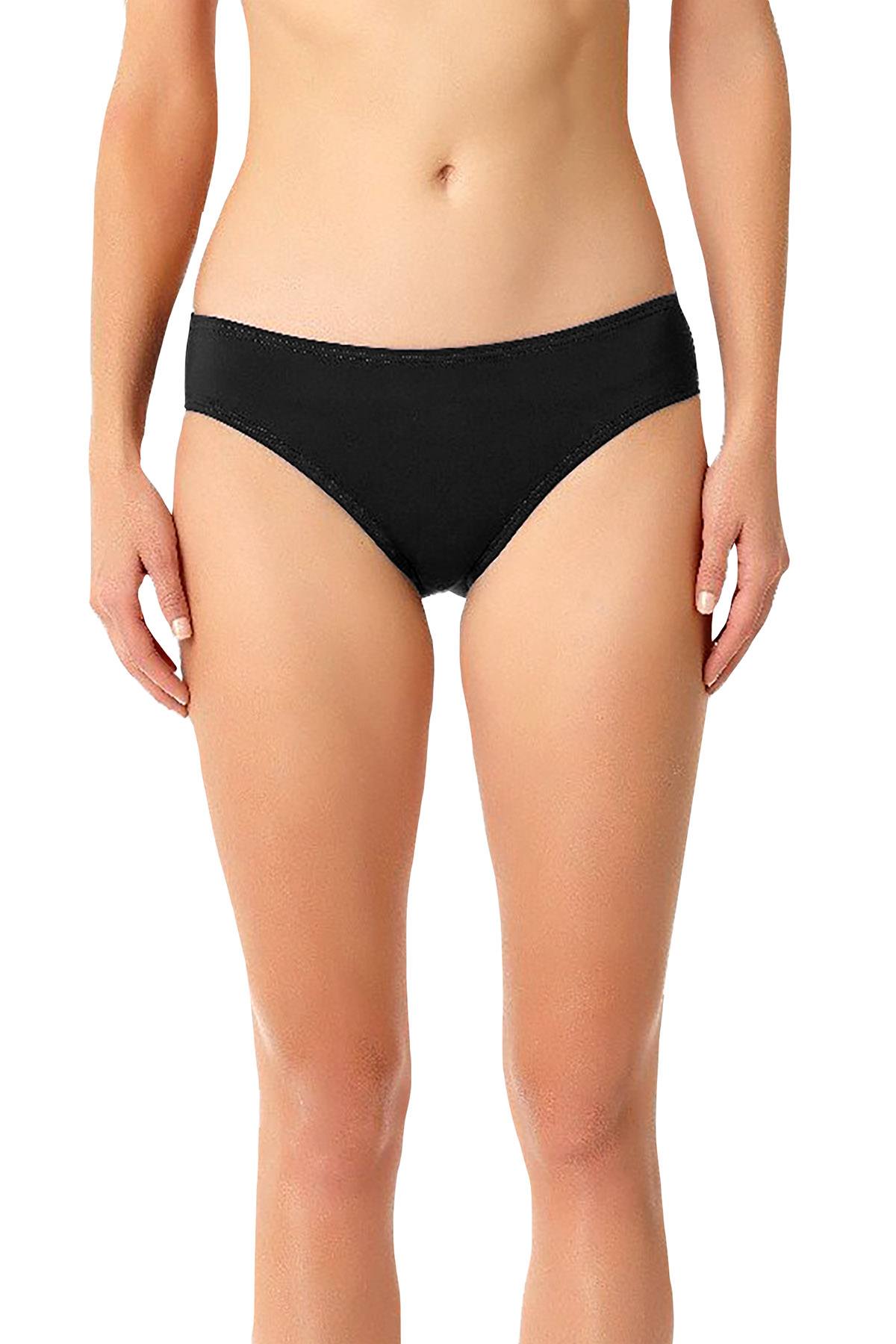 Anne Cole Black 'Live in Color' Retro Bikini Bottoms