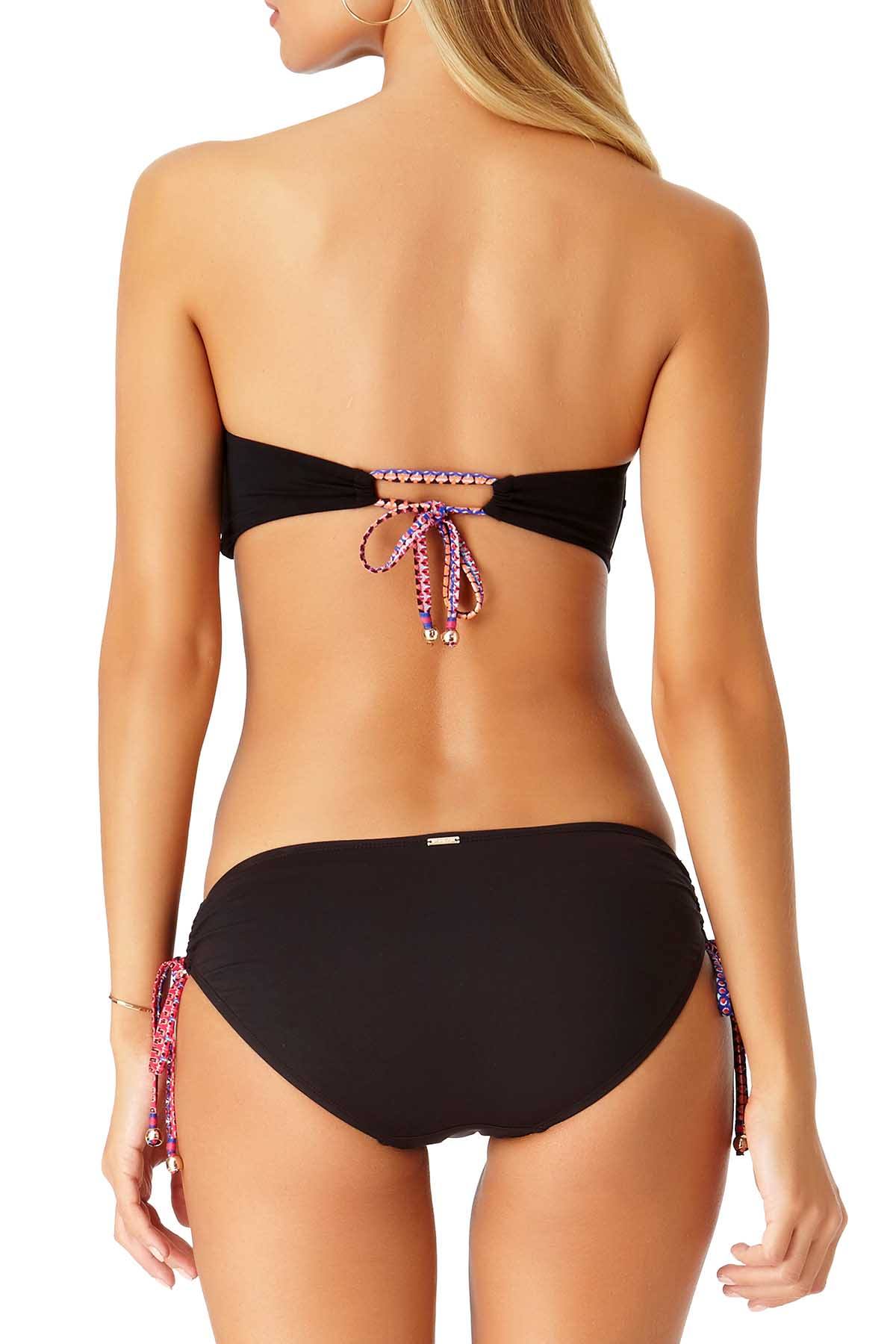 Anne Cole Fleetwood Floral Print Bandeau Bikini Top