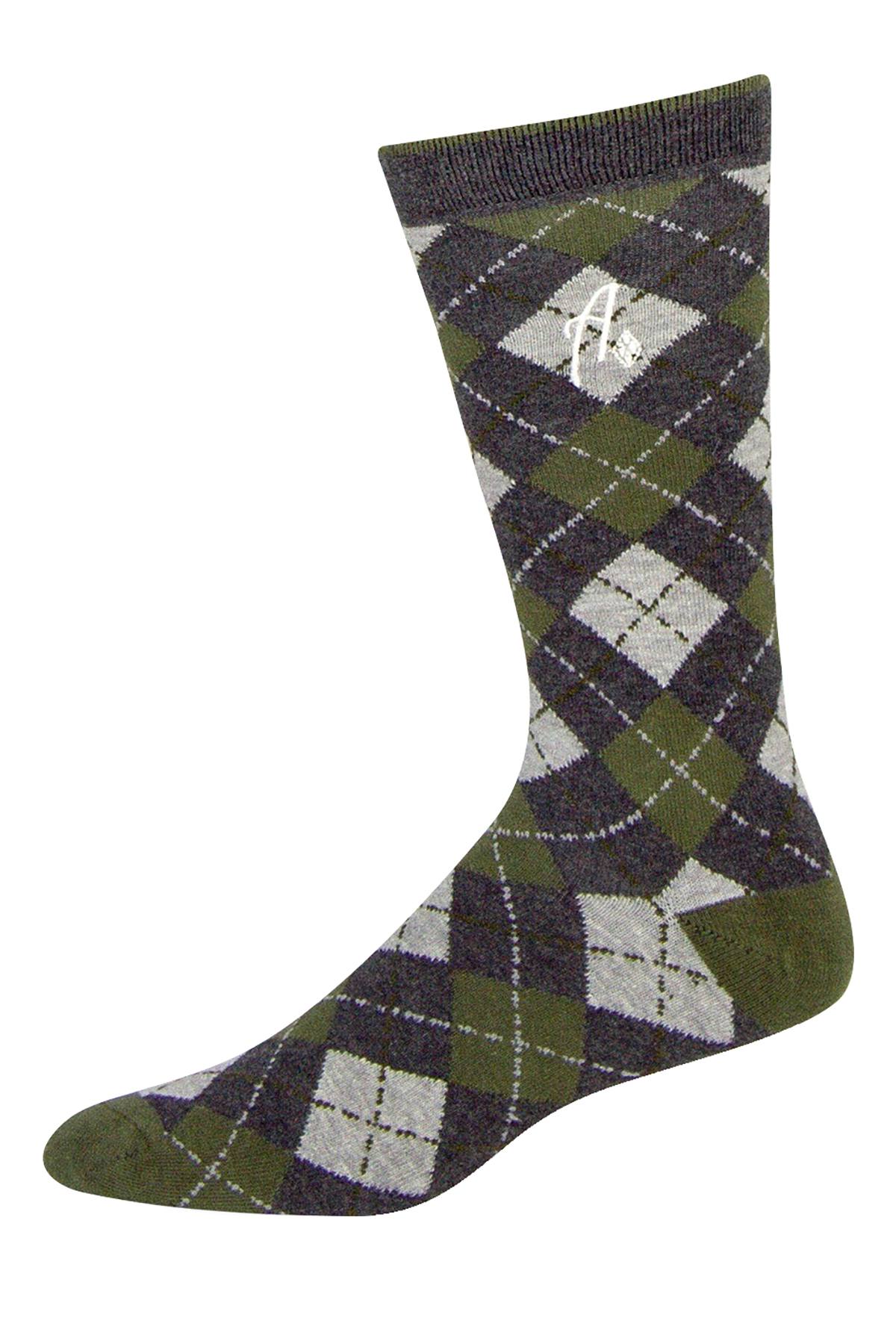 Argoz Olive/Grey Dirty Martini Crew Sock
