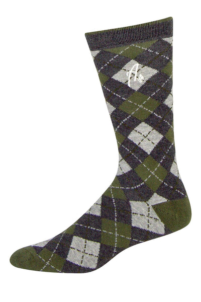 Argoz Olive/Grey Dirty Martini Crew Sock