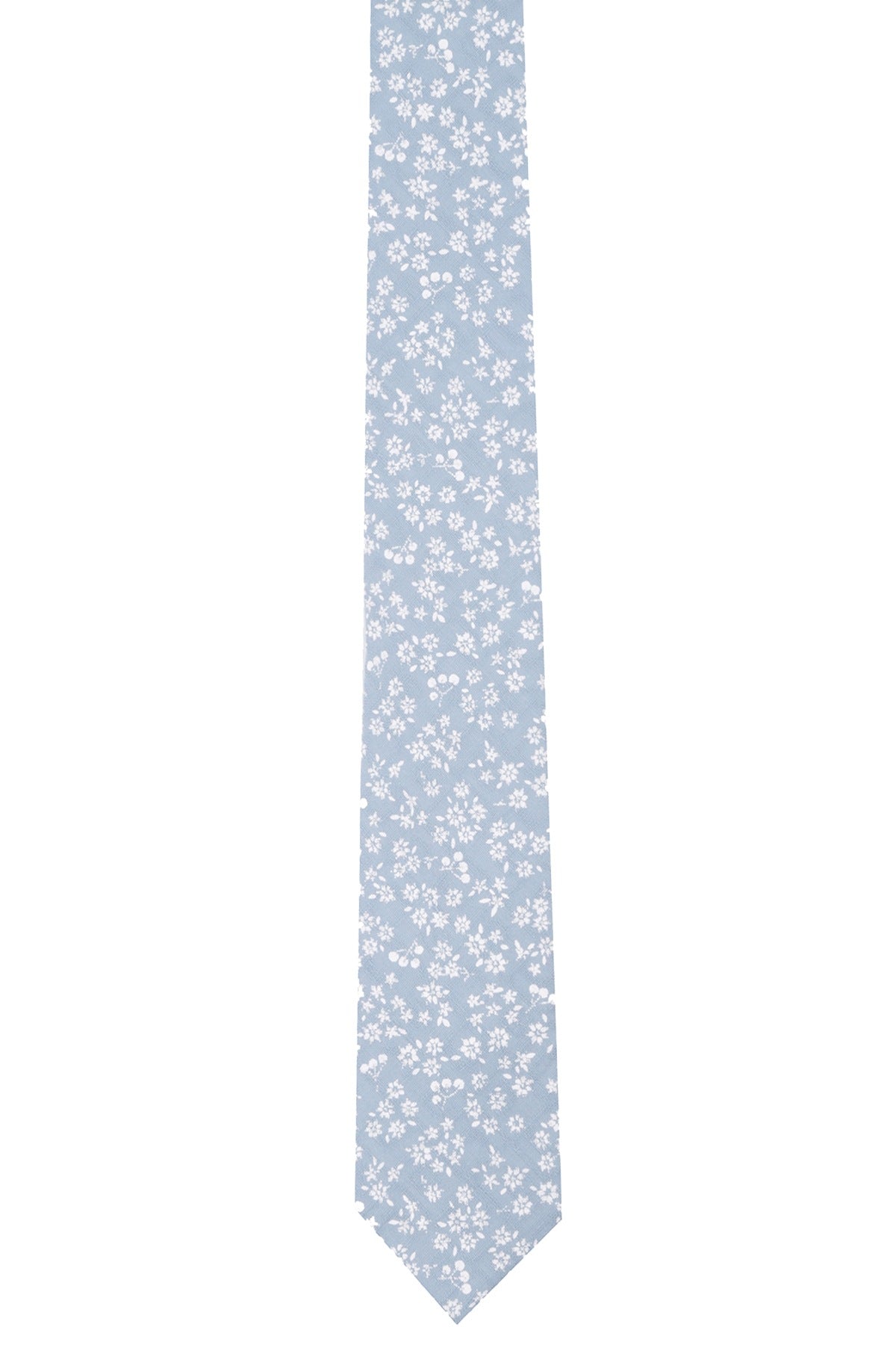 BAR III Blue Floral Cristales Skinny Tie