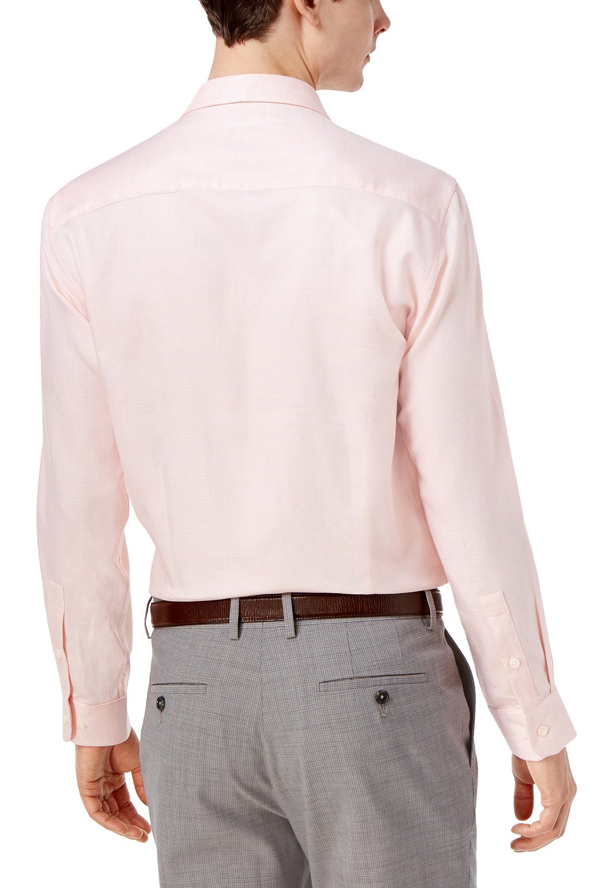 BAR III Coral Twill-Texture Slim-Fit Stretch Solid Dress Shirt