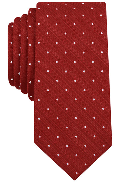 BAR III Red Canyon Dot Skinny Tie
