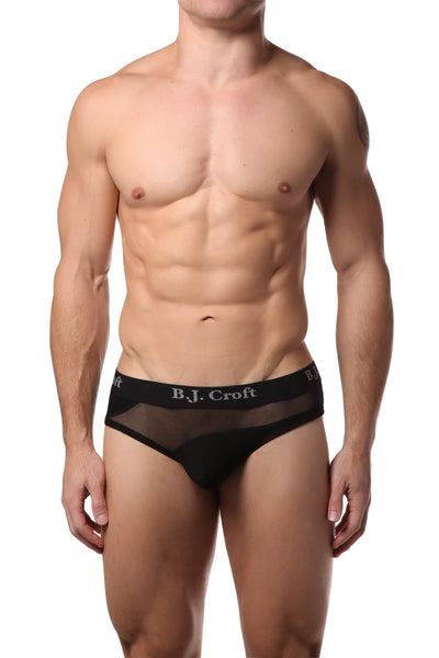 BJ Croft Black GoGo Brief
