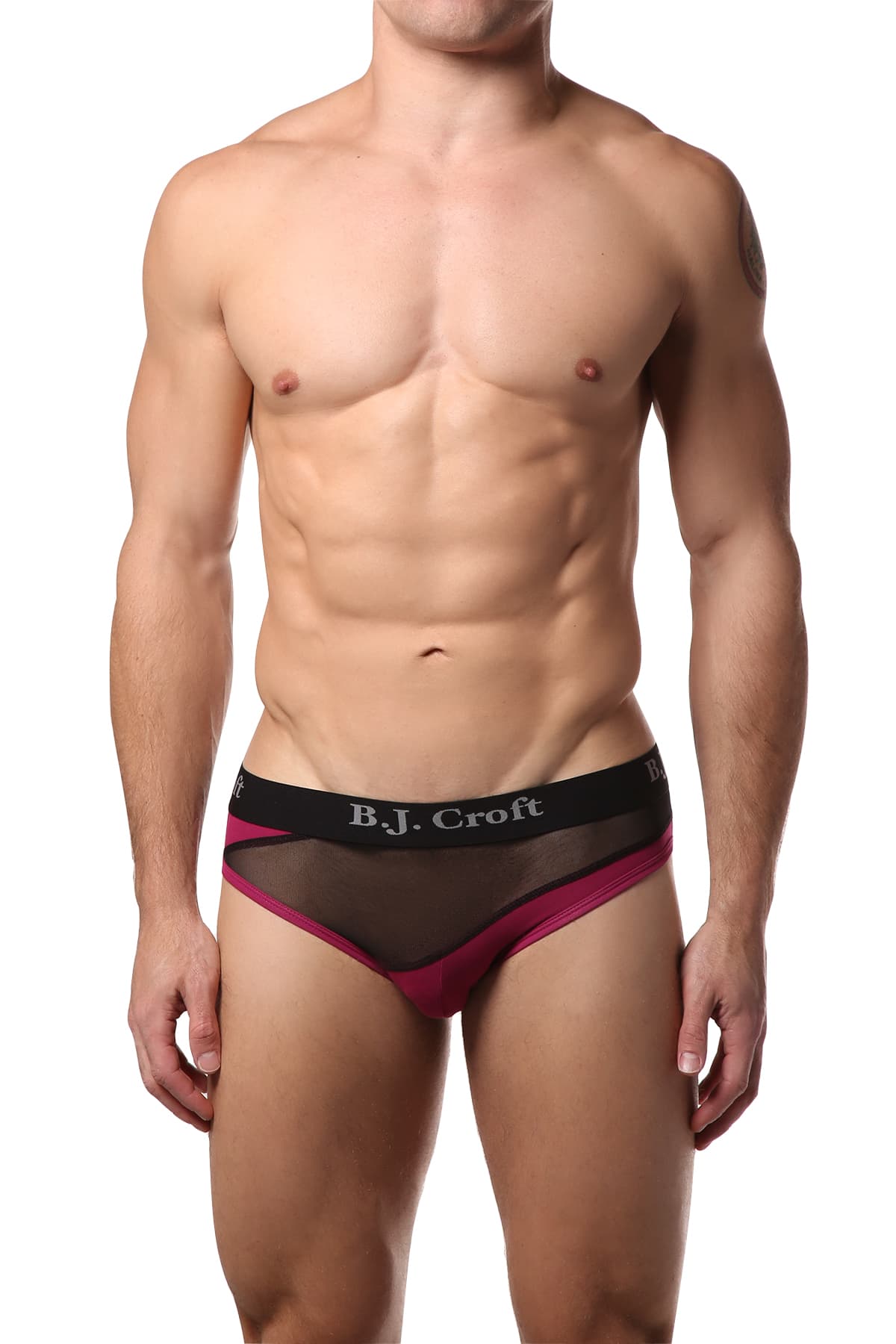 BJ Croft Magenta GoGo Jock-Brief