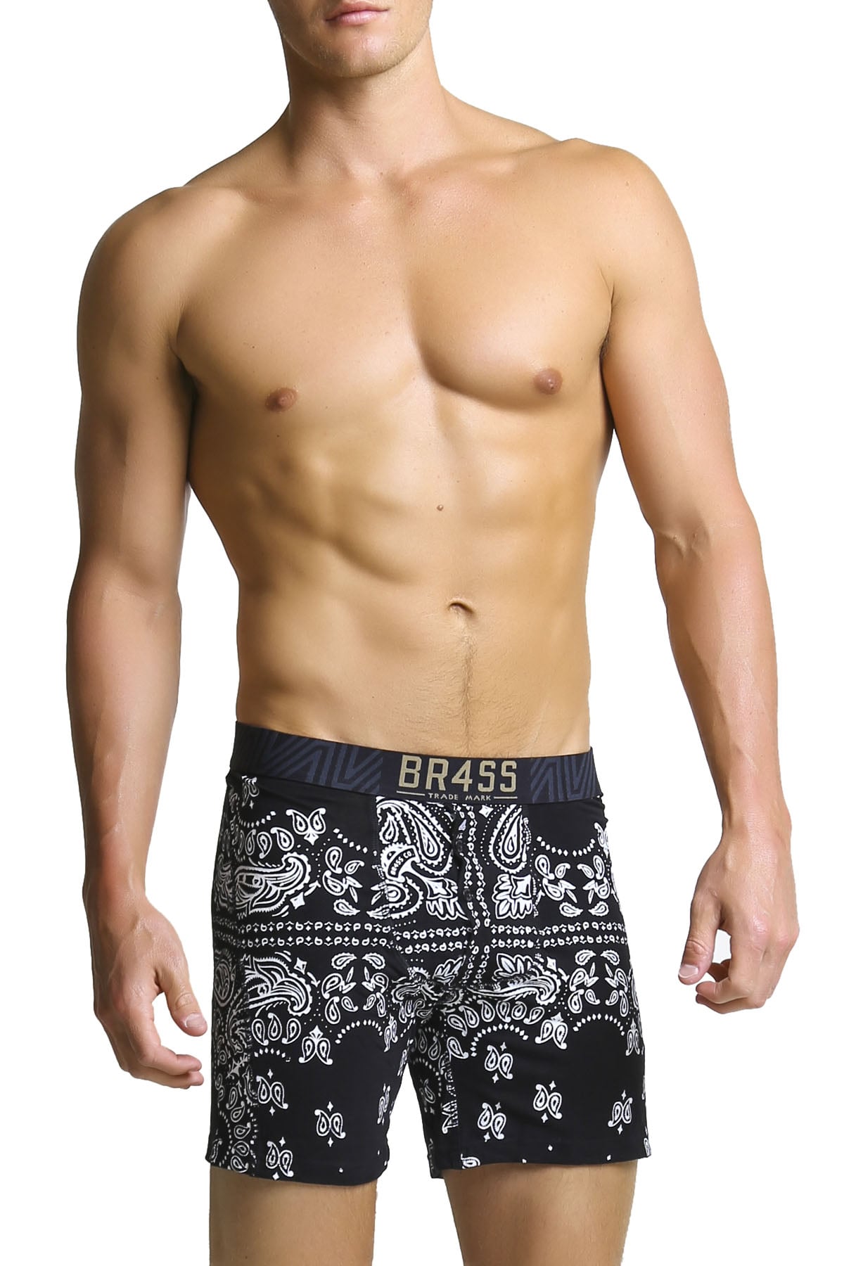 BR4SS Black Bandana Boxer