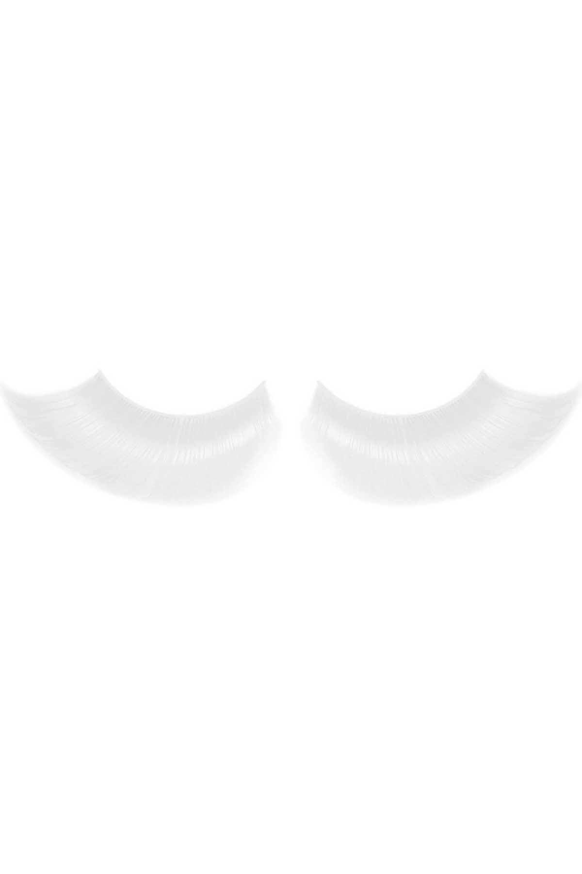Baci Long White Curled Magic Colors Eyelashes