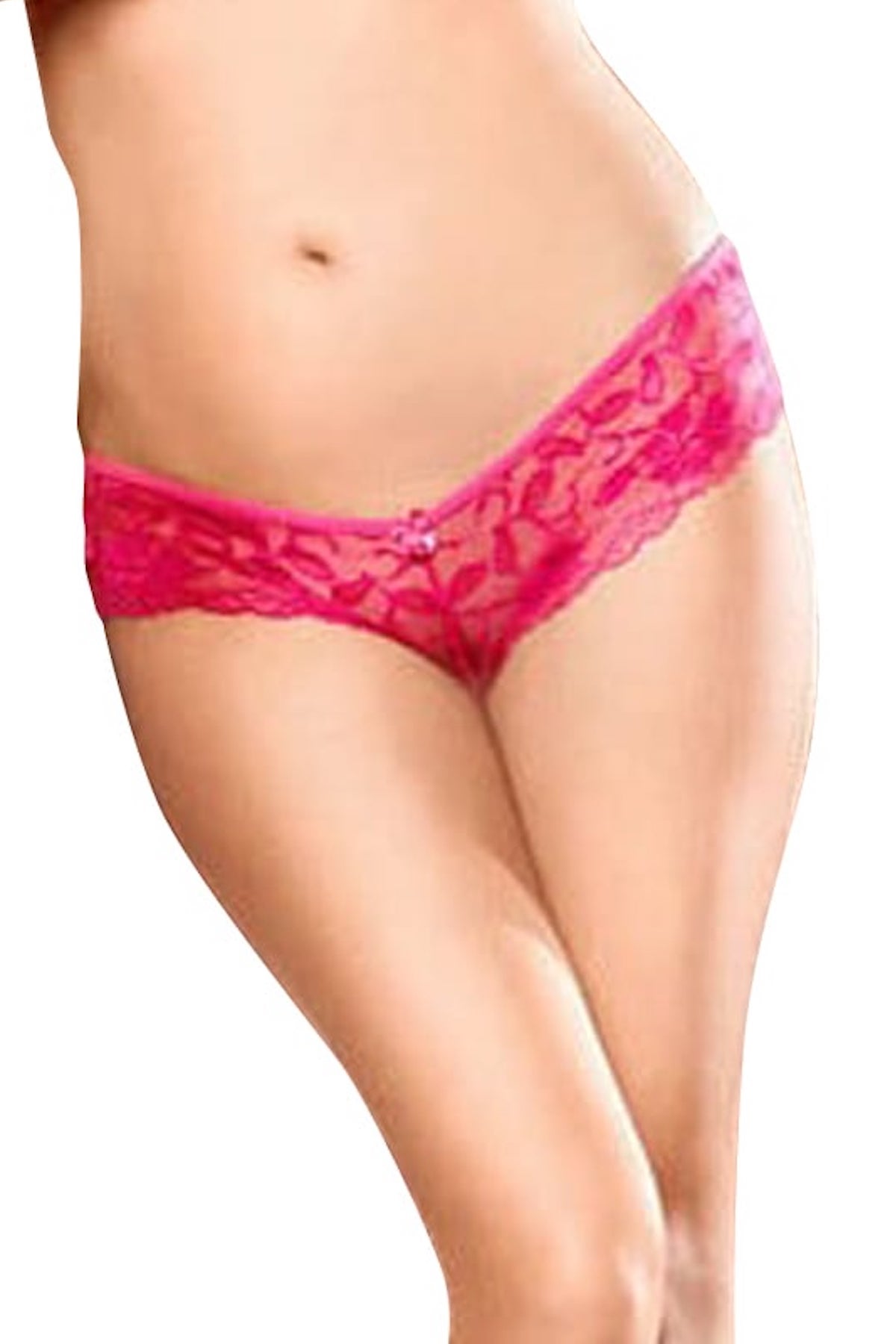 Baci PLUS Pink Lace Bootyshort - Sizes 16-20