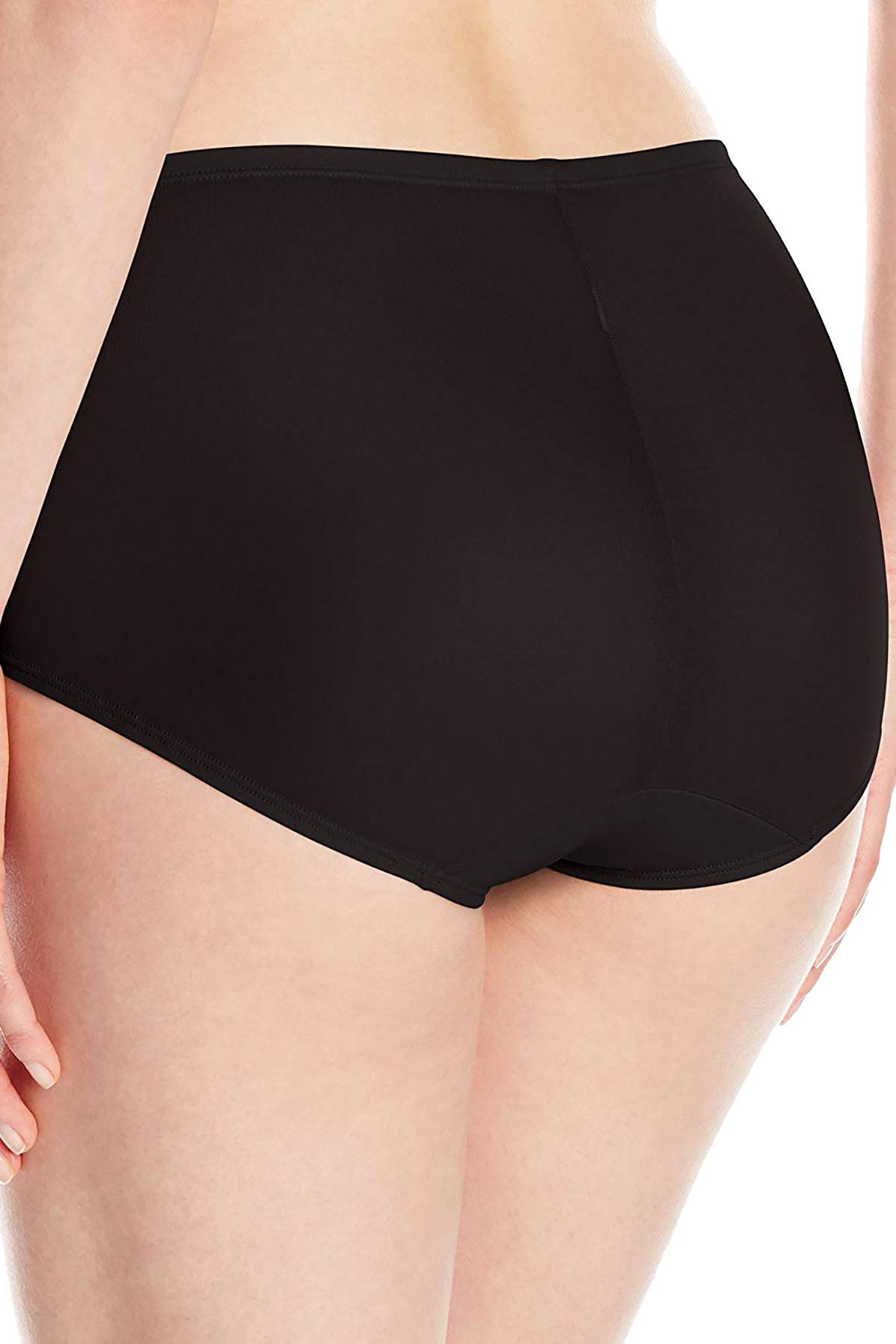 Bali Black One-Smooth-U Simply Smooth Brief