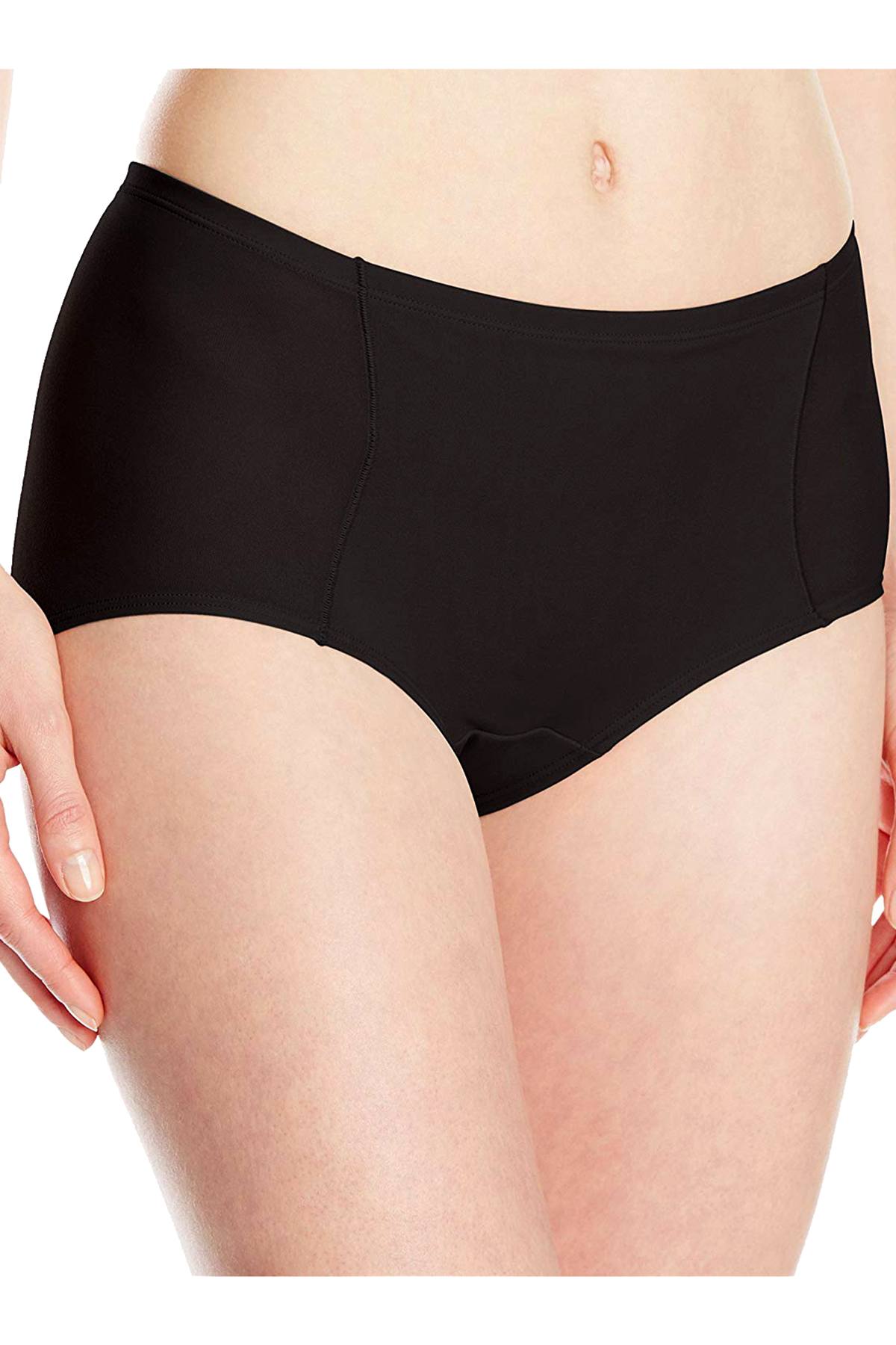 Bali Black One-Smooth-U Simply Smooth Brief