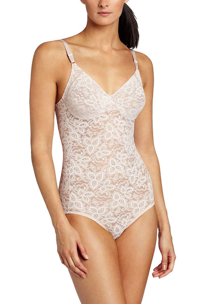 Bali Rosewood Lace 'n Smooth Firm Control Body Briefer