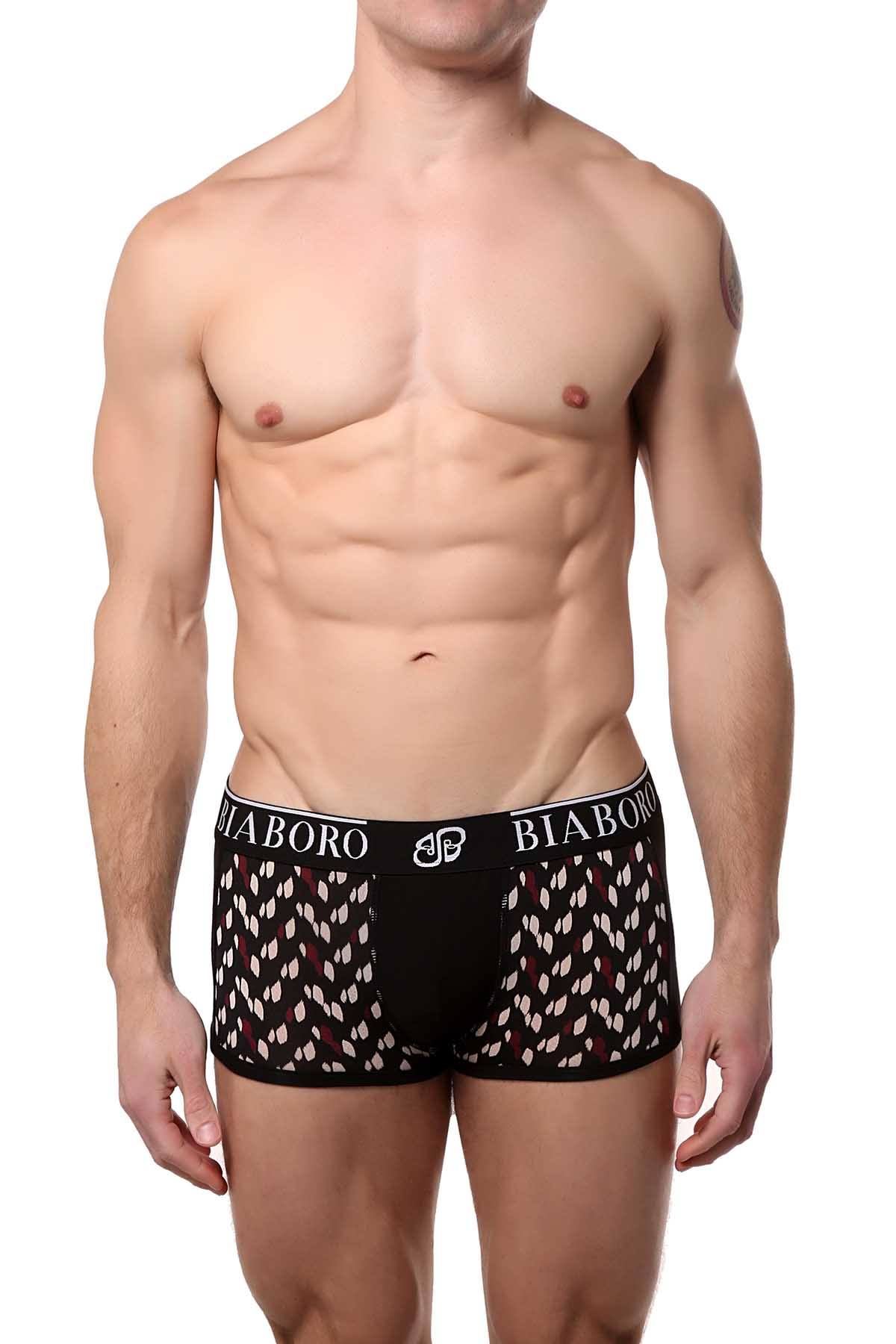 Bamboo Black/Beige Spotted Printed Trunk