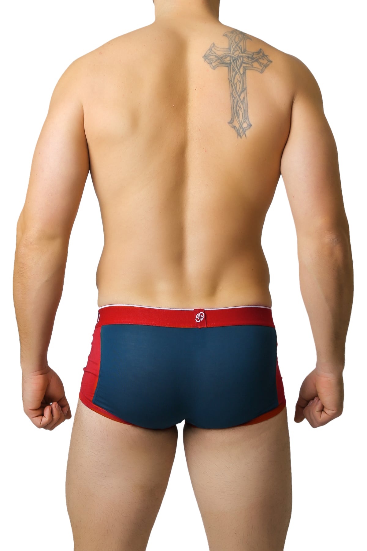 Bamboo Red & Deep Blue Trunk