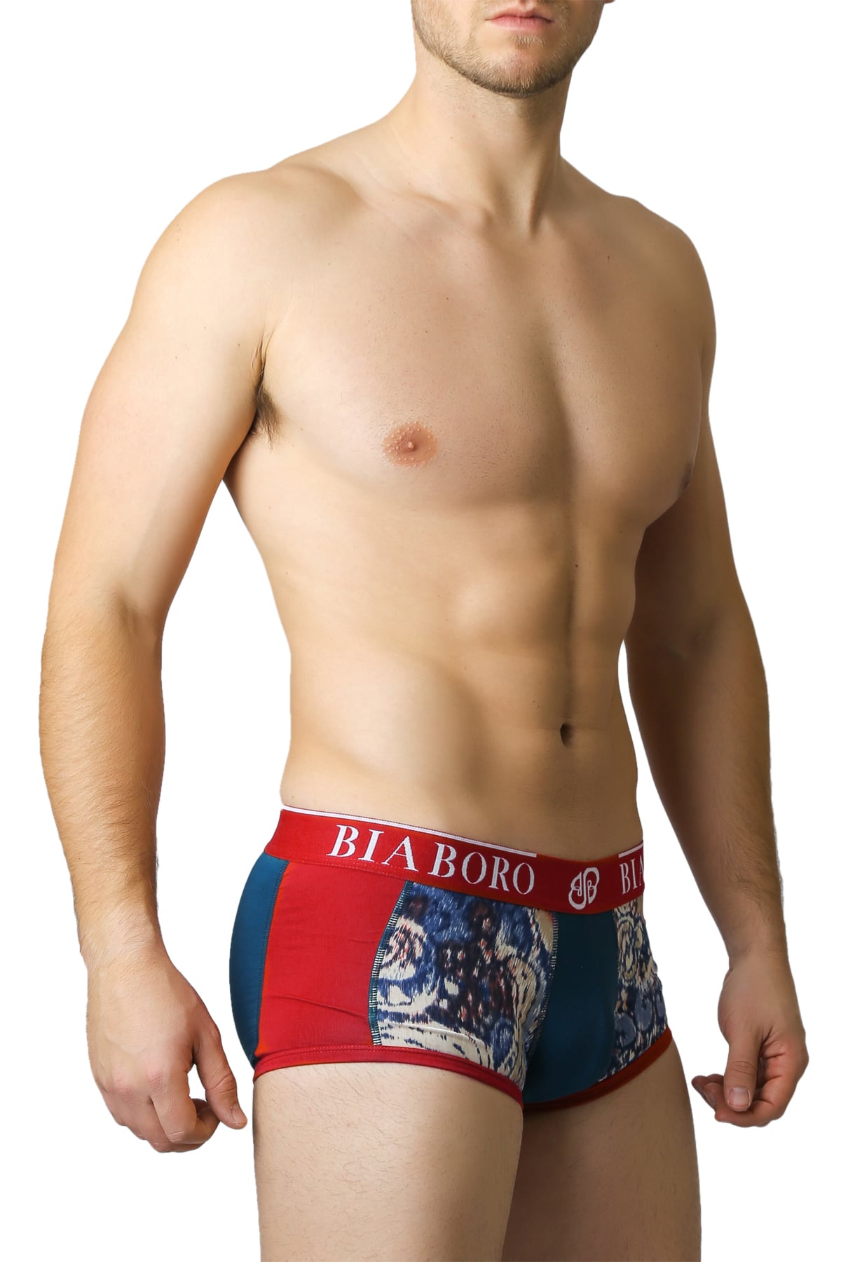 Bamboo Red & Deep Blue Trunk