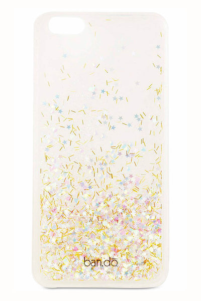 Ban.do Holographic Stars Glitter Bomb iPhone Case