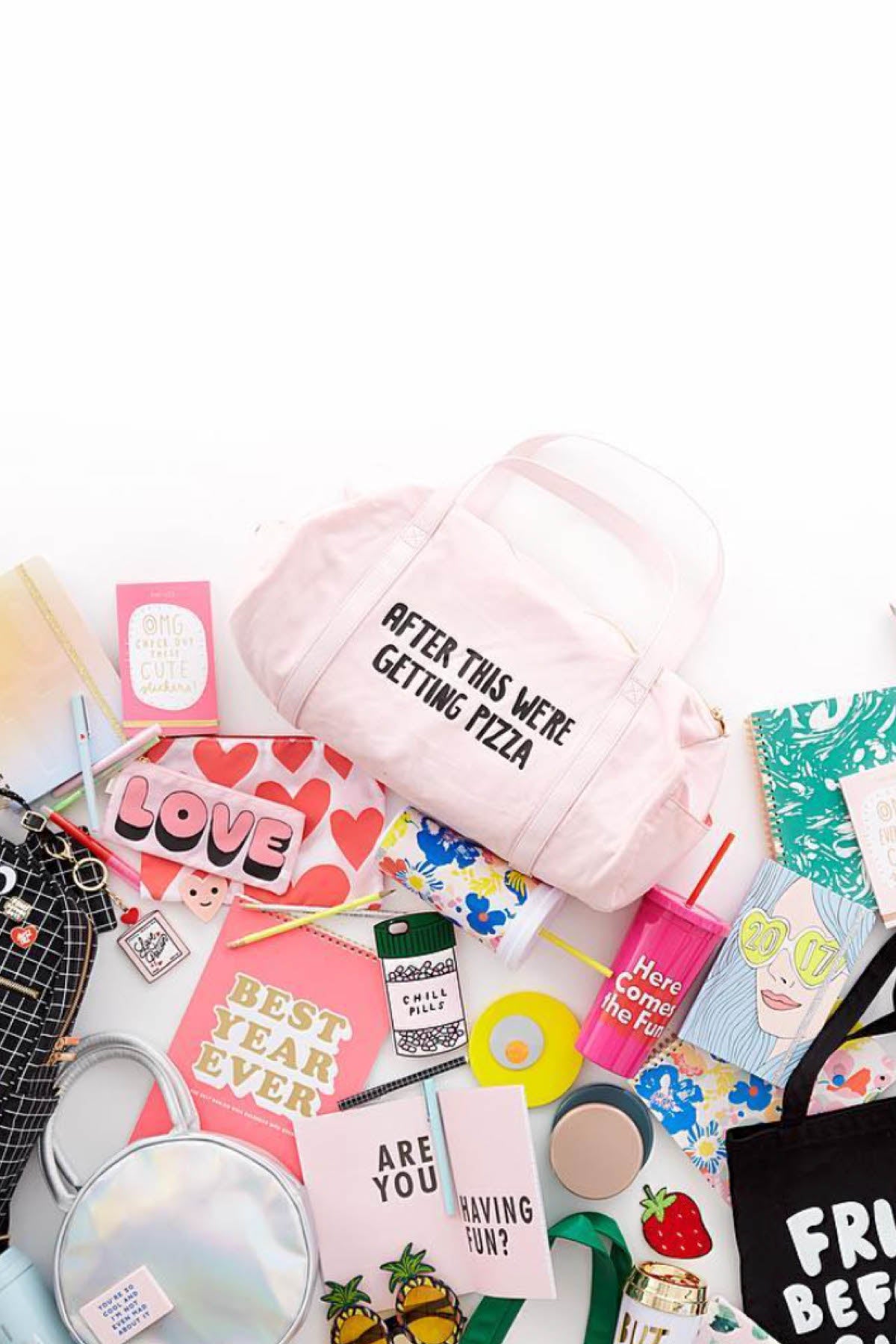 Ban.do Pink Getting Pizza Gym Bag