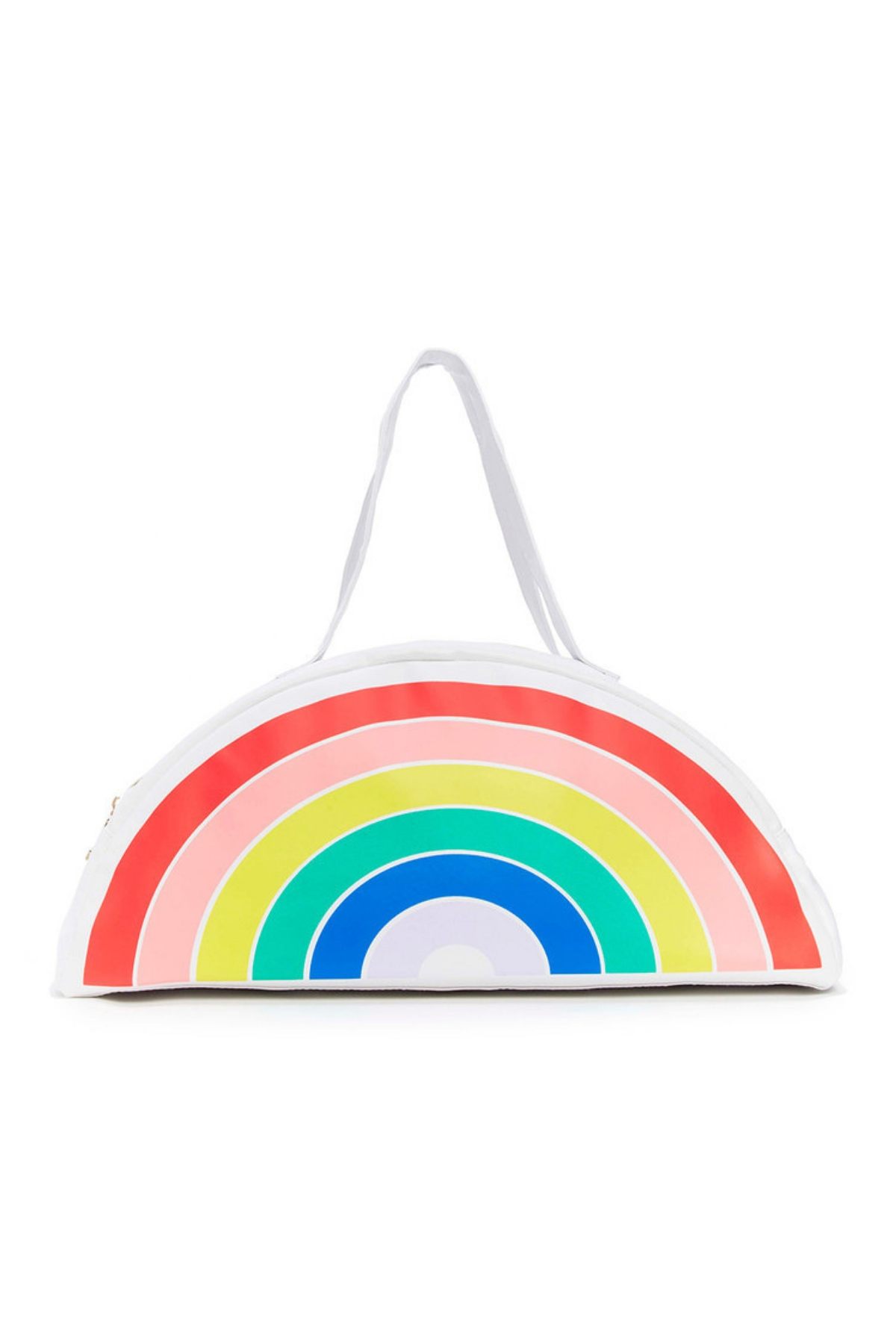 Ban.do White/Rainbow Super Chill Large Cooler Bag
