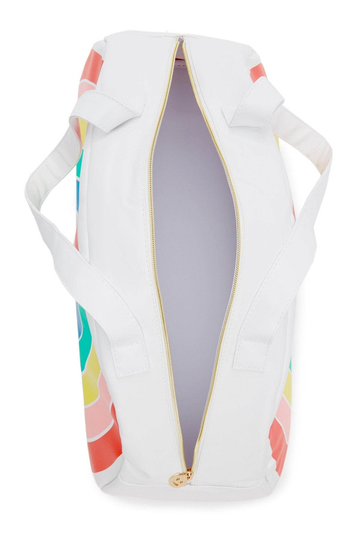 Ban.do White/Rainbow Super Chill Large Cooler Bag