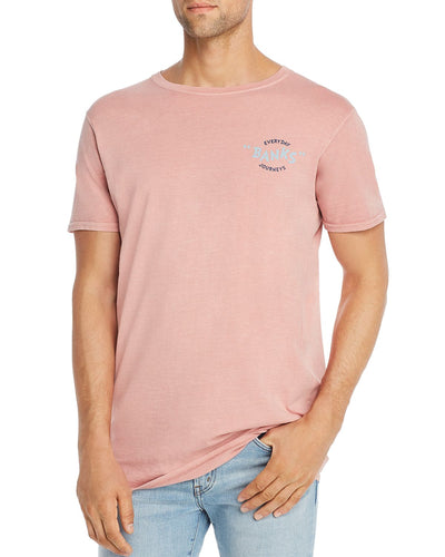 Banks Journal Around Logo Graphic Tee Dusty Pink