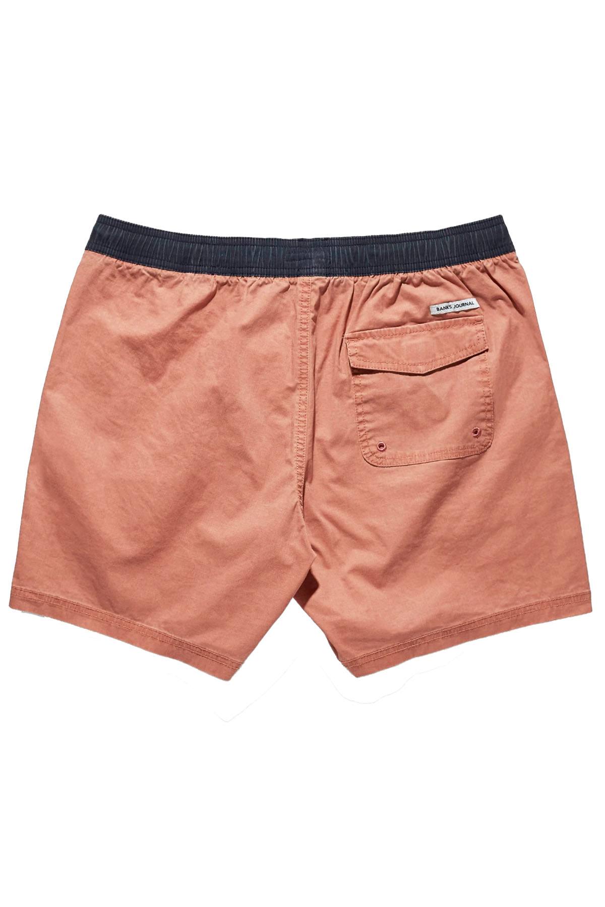 Banks Journal Primary Boardshort in Old Rose