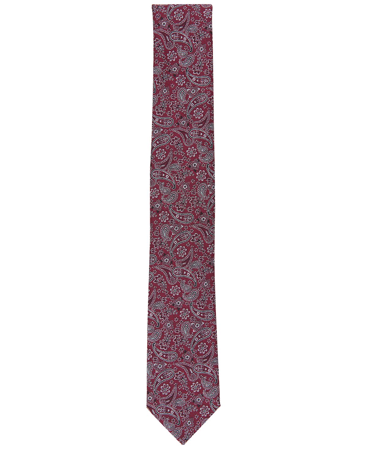 Bar Iii Oakand Skinny Paisley Tie Red