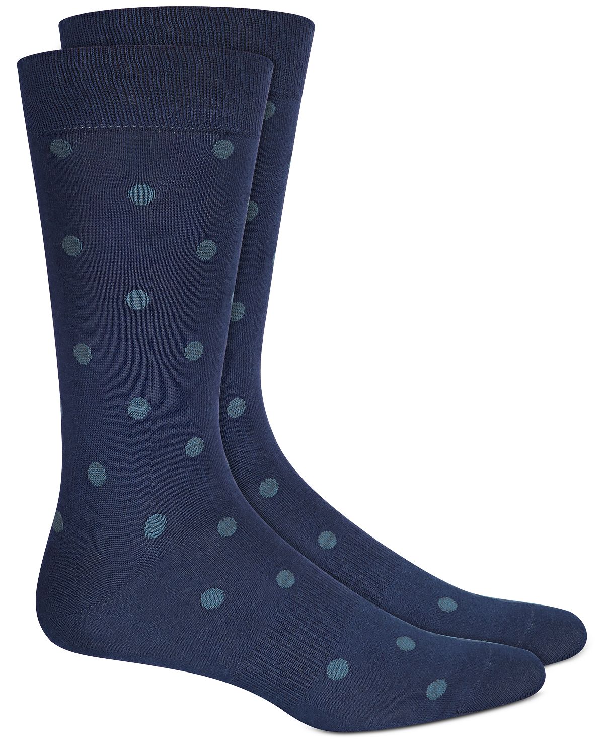 Bar Iii Polka-dot Socks Navy Dot