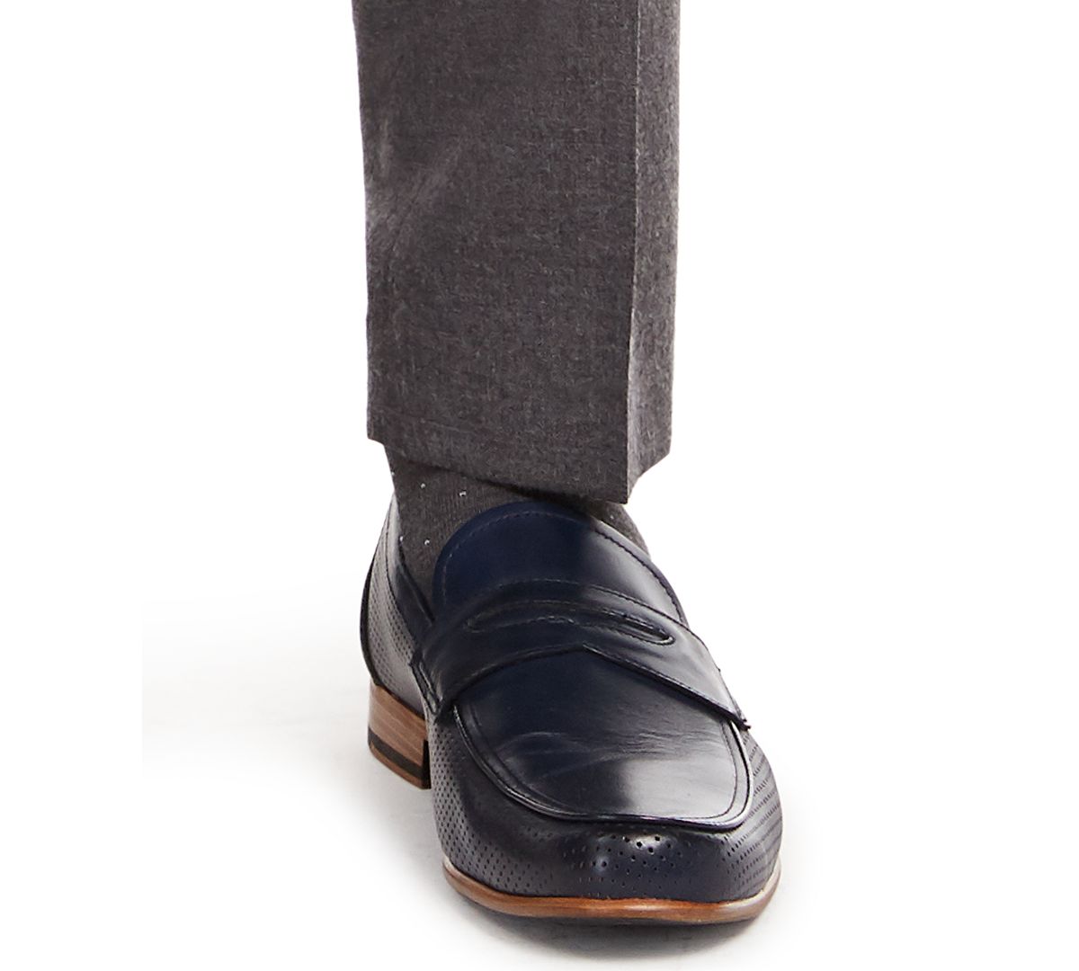Bar Iii Slim-fit Gray Flannel Suit Separate Pants Grey