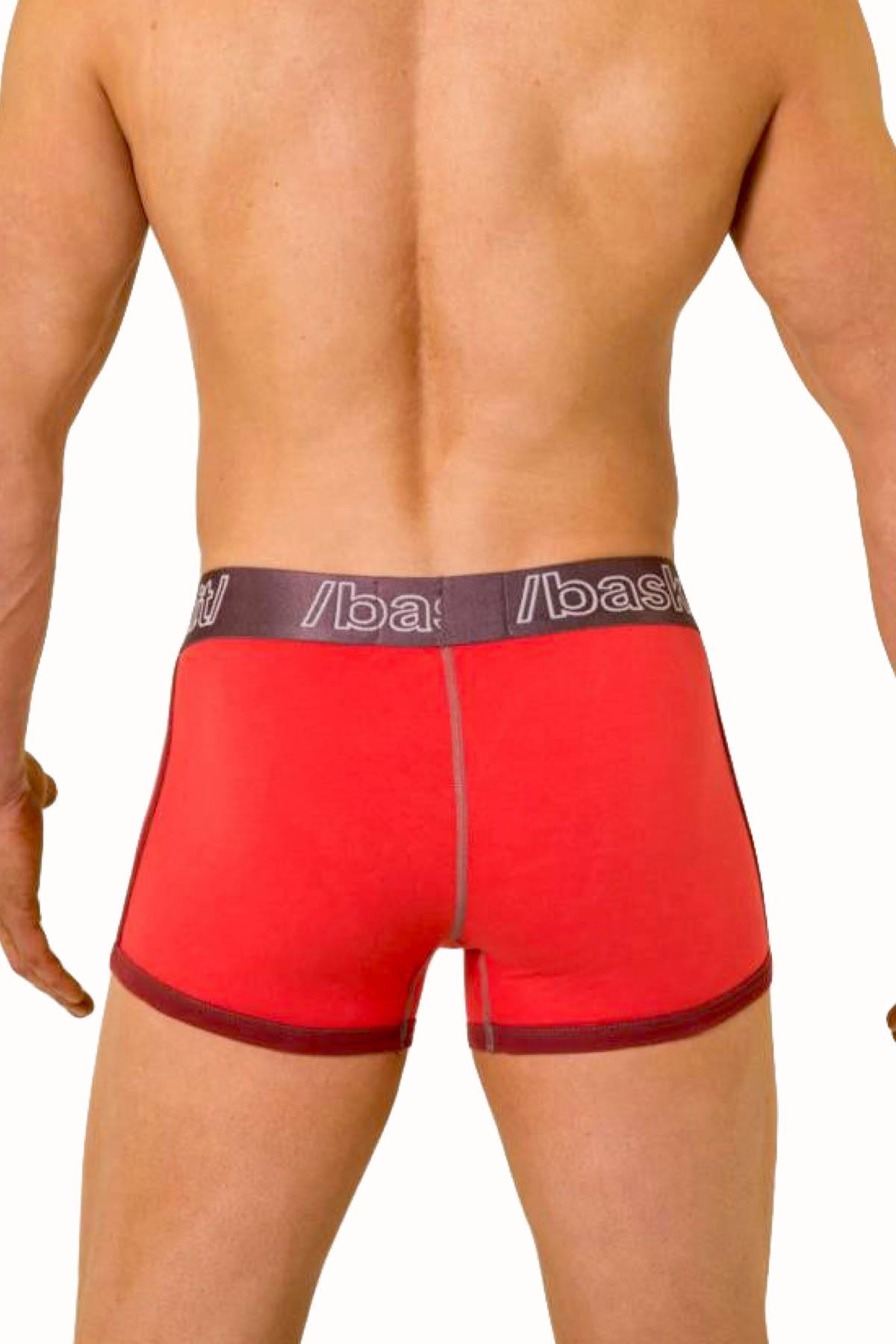 Baskit Deep-Red Simple Low-Rise Trunk