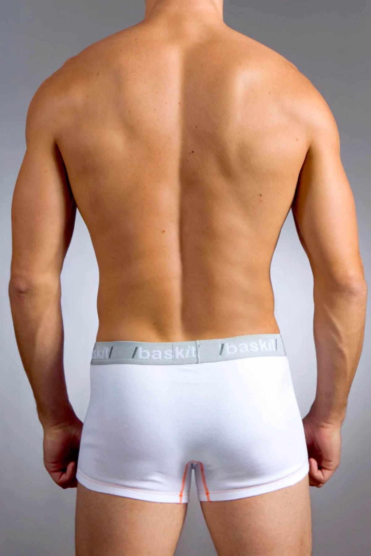 Baskit White Action Cool Low-Rise Trunk