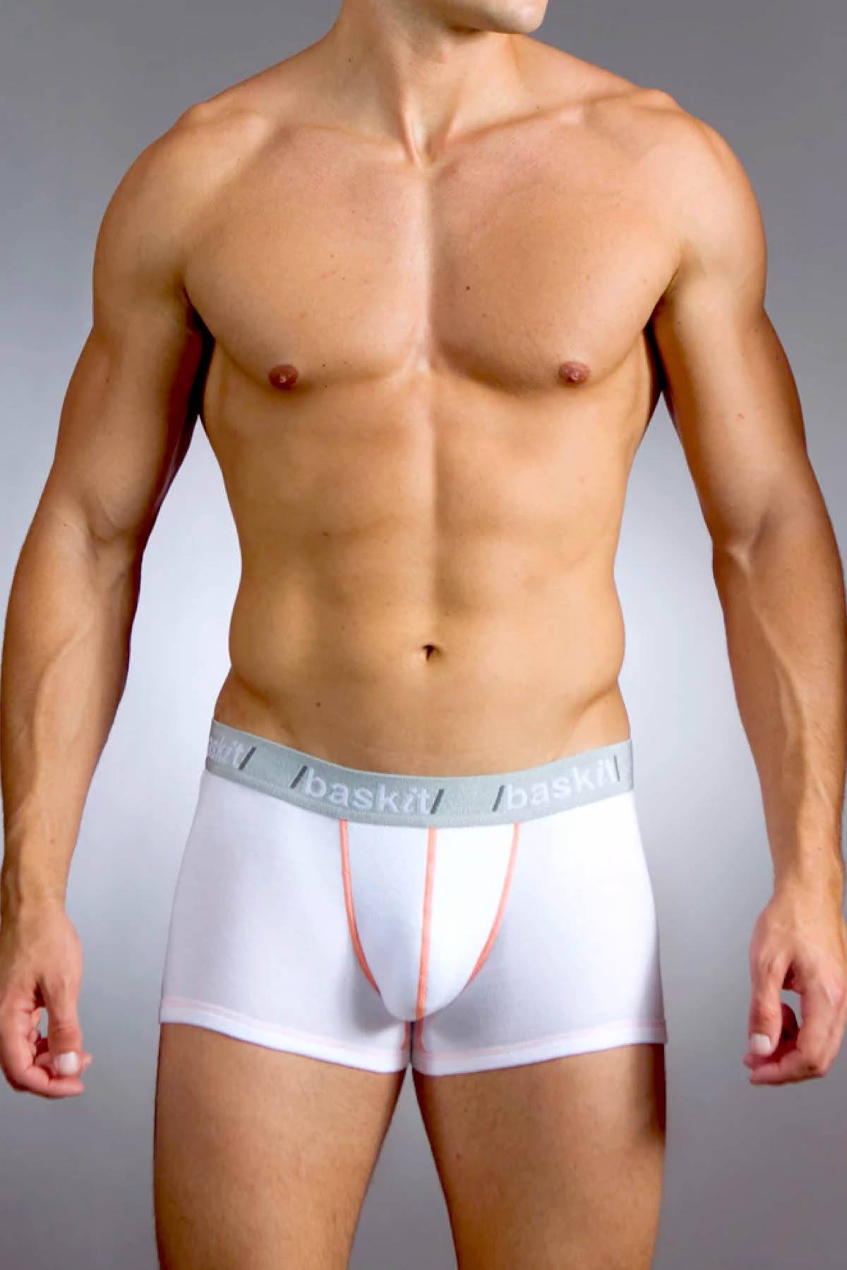 Baskit White Action Cool Low-Rise Trunk