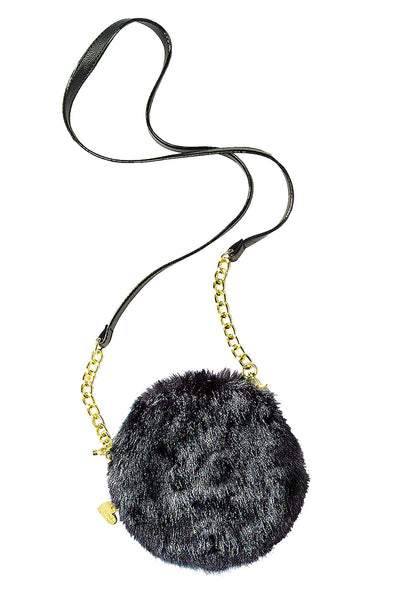 Betsey Johnson Black Canteen Crossbody Bag