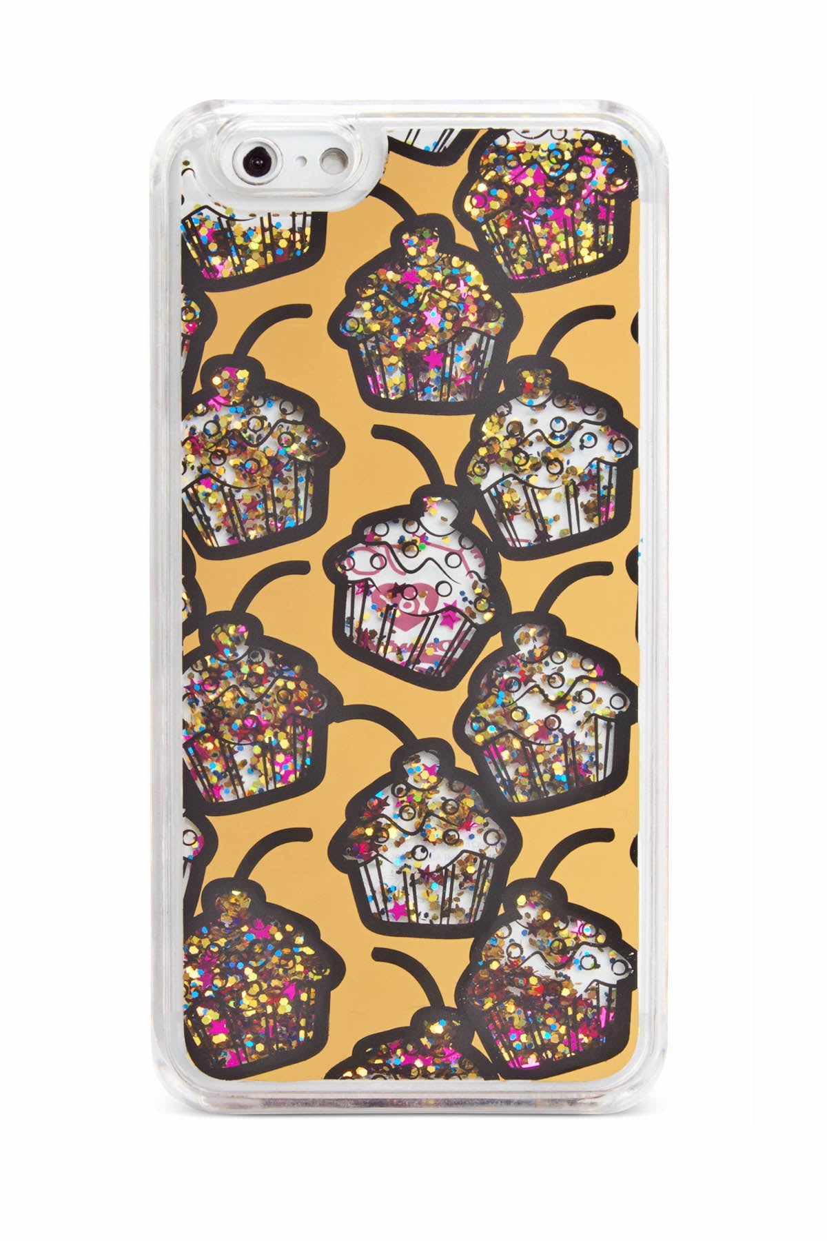 Betsey Johnson xox Trolls Glitter Cupcake iPhone Case