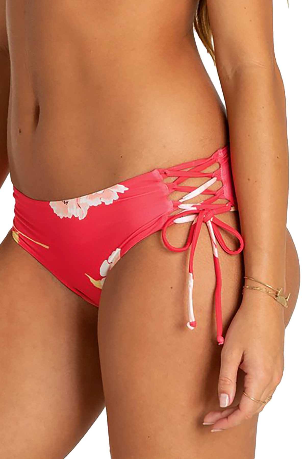 Billabong Geranium Floral Dawn Hawaii Lo Bikini Bottom